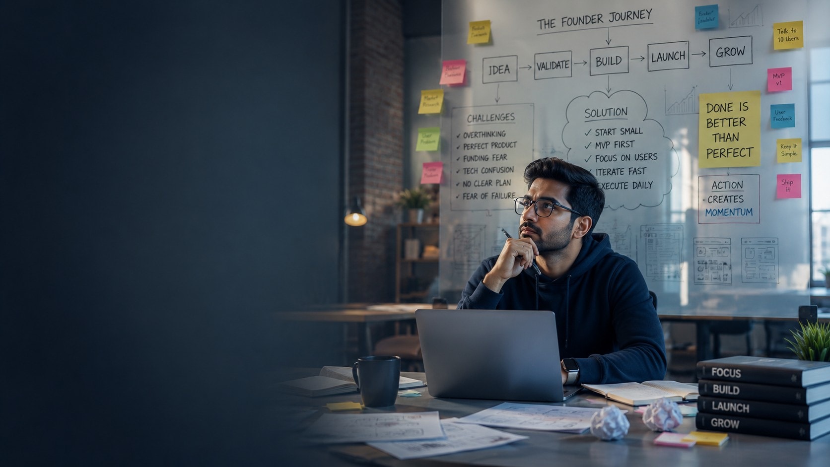 Why Most Indian Startup Founders Get Stuck Before Launch - And What Actually Gets Them Moving