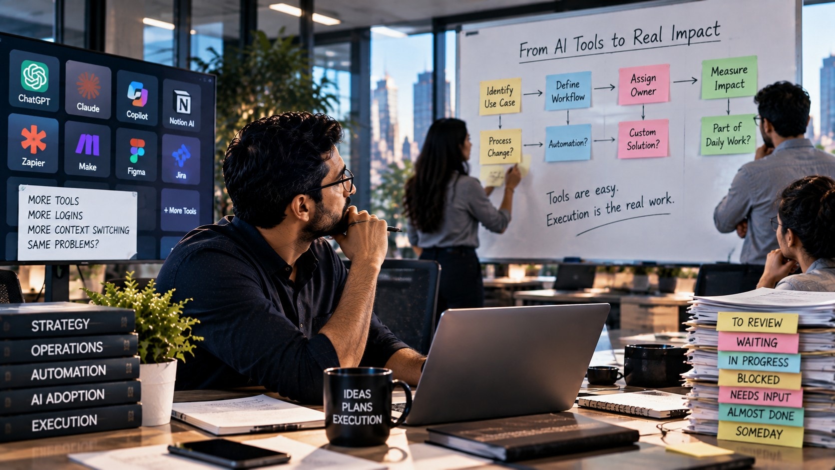 Your Company Is Adding AI Faster Than It Can Change How Work Gets Done