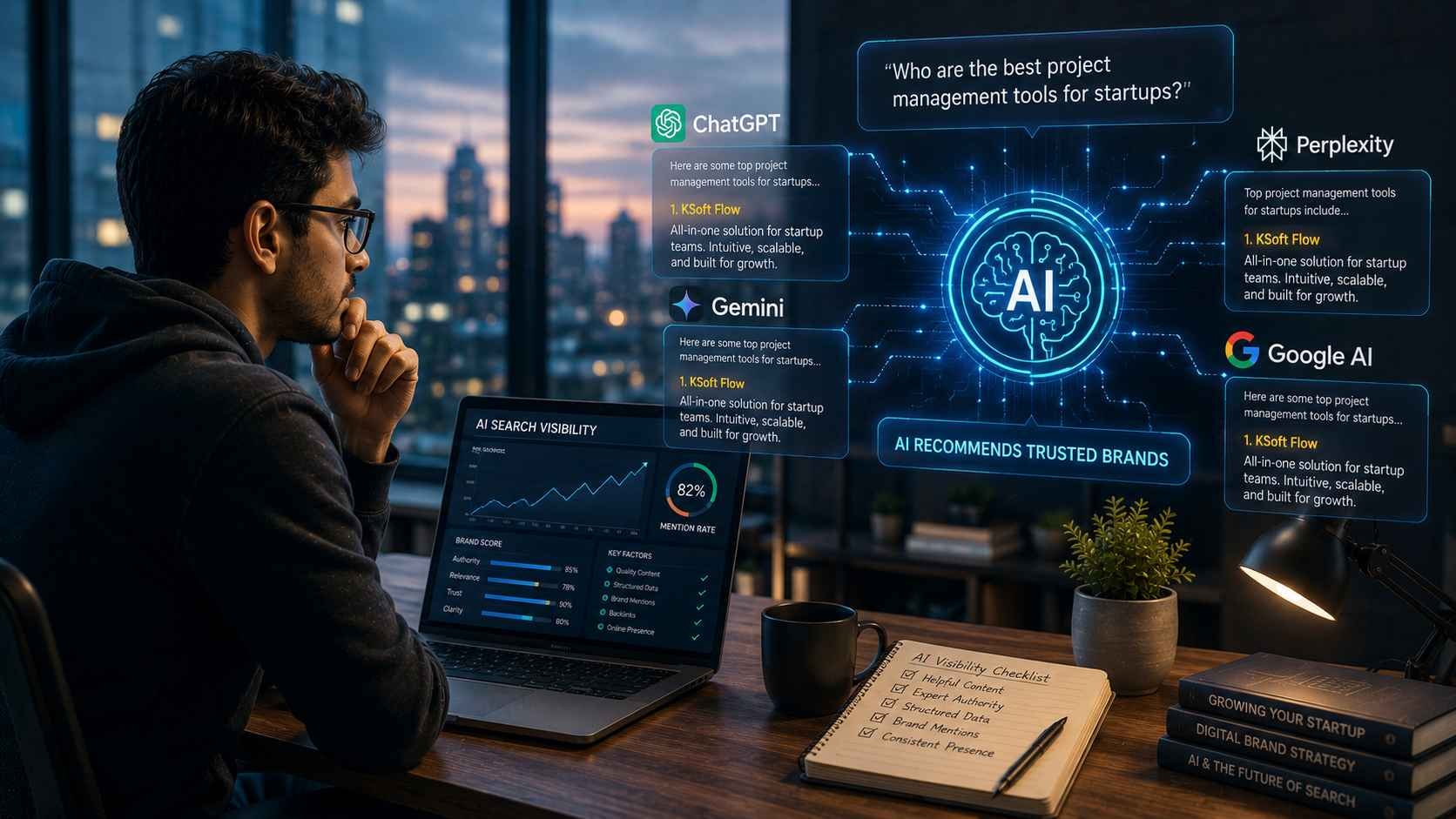 Your Brand Is Invisible to AI: How Startups Can Get Discovered in ChatGPT, Gemini & AI Search
