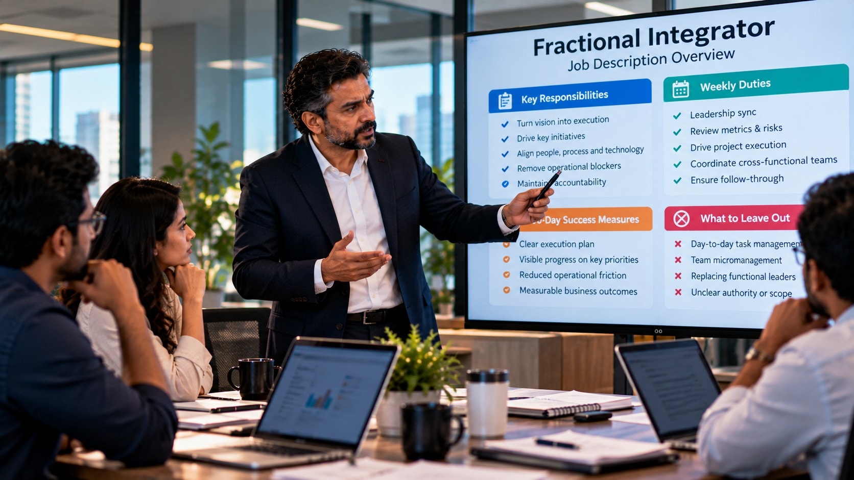 Fractional Integrator Job Description: Template, Duties and Success Measures