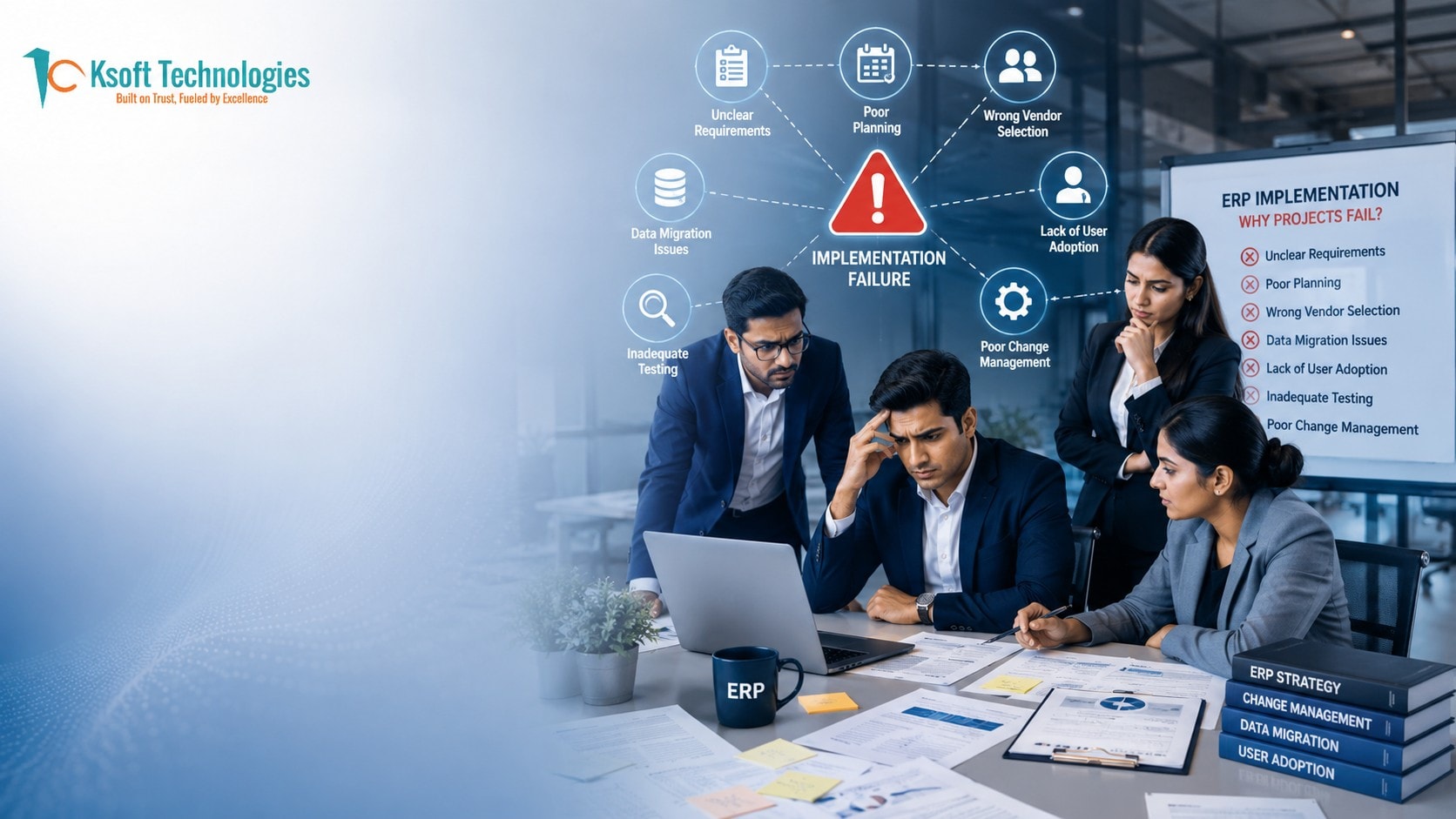 ERP Implementation Failure: 7 Reasons It Goes Wrong And How to Avoid Them