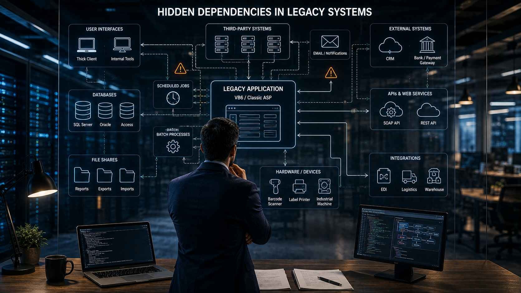 The Hidden Dependencies Inside Legacy Systems: Why They Make Software Migration So Difficult