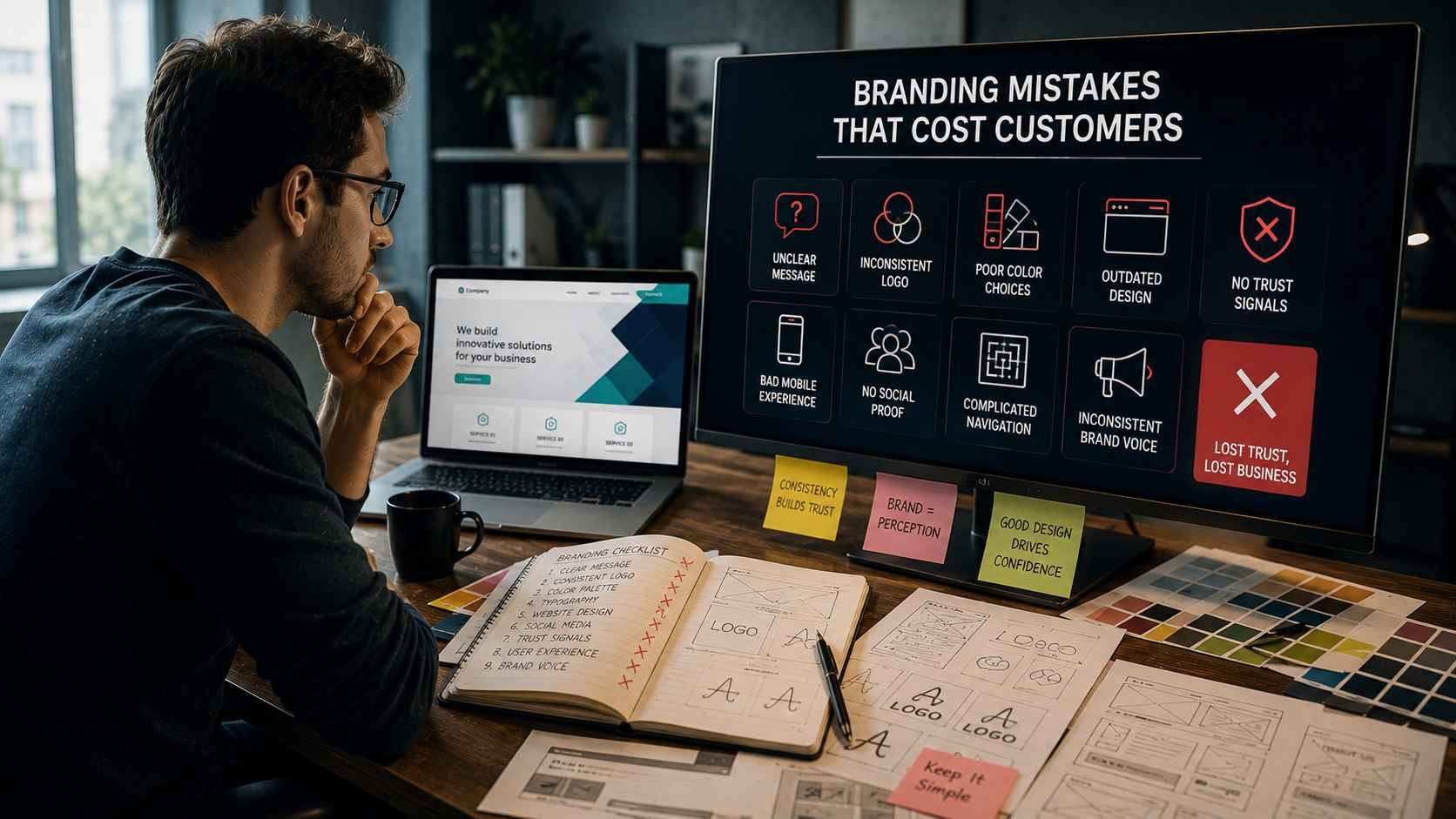 Why Your Startup Brand Looks Untrustworthy: 9 Branding Mistakes That Cost Customers